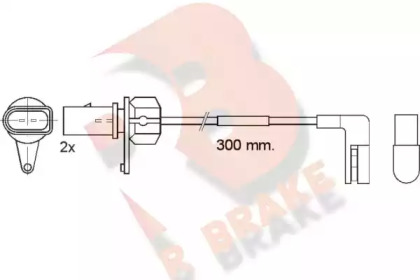 Контакт (R BRAKE: 610507RB)